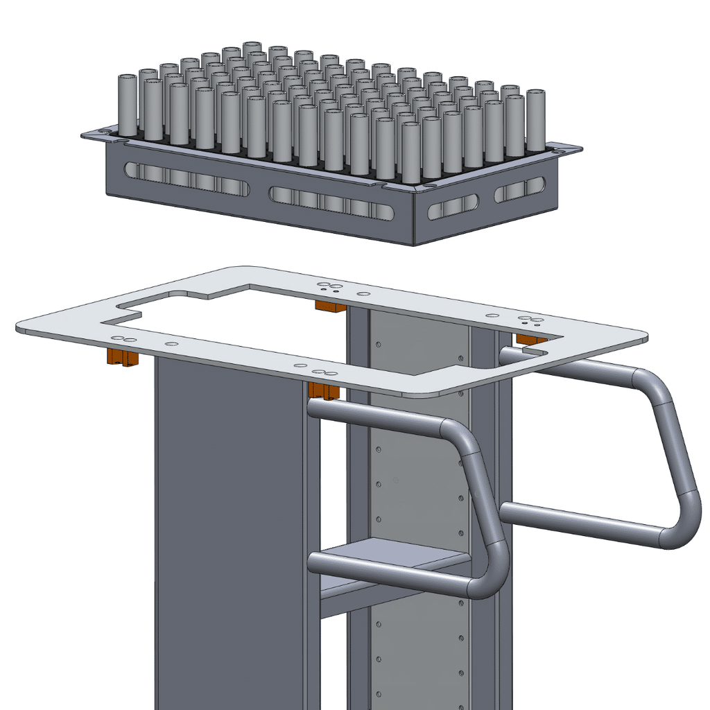 Flat Tray System for Machine Tending - Medium Cobots